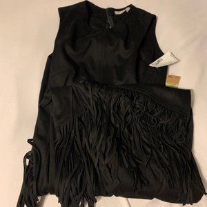 Rachel Roy - Black Fringe Dress NWT